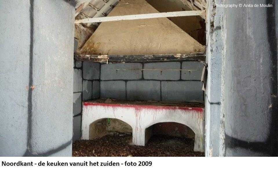 28. Noordkant keuken vanuit het zuiden 2009